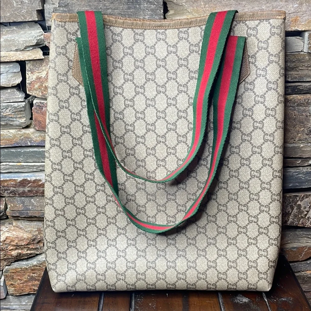 Gucci GG Plus Tote Bag Sherry Line - Picture 2 of 8